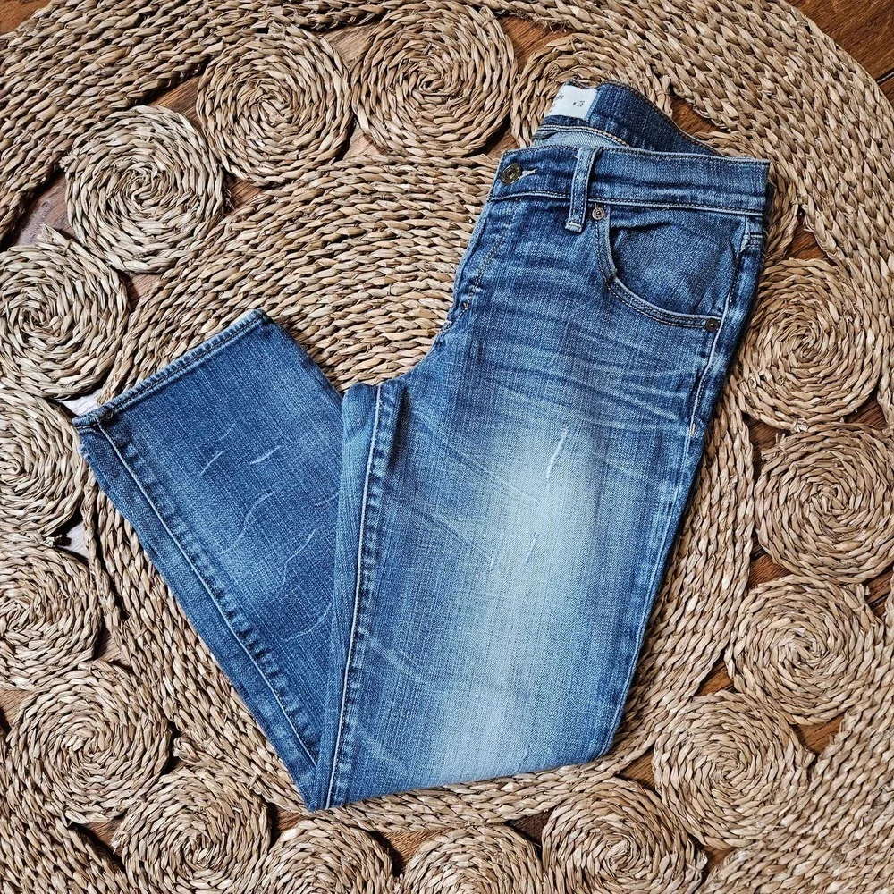 Abercrombie & Fitch Cropped Ankle Jeans Size 6/28 - Picture 3 of 10